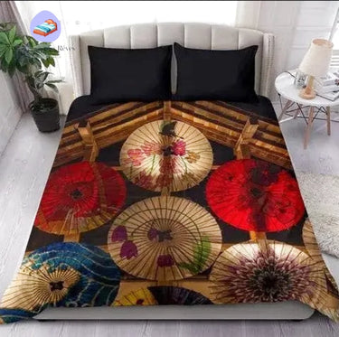 Housse de Couette Parapluie Japonais